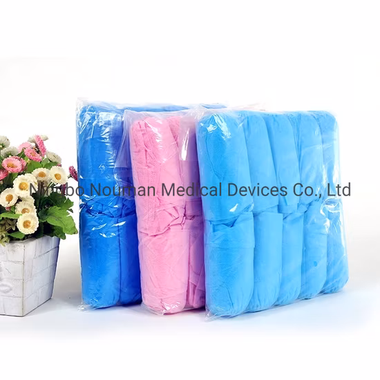 Copriscarpe antipolvere antiscivolo in tessuto non tessuto impermeabile per ospedale medico di fabbrica